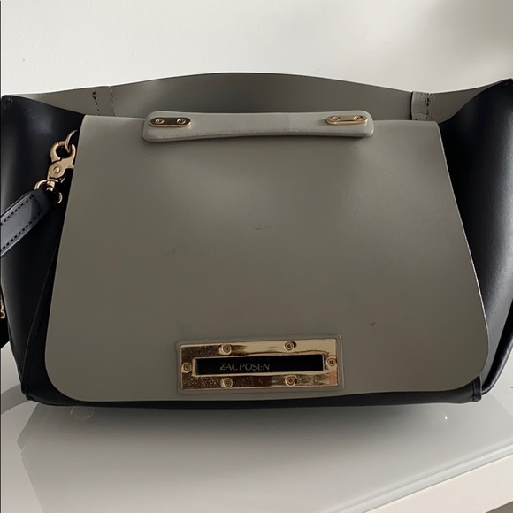 ZAC Zac Posen Eartha Folded Gusset Leather Satchel - Picture 6 of 6